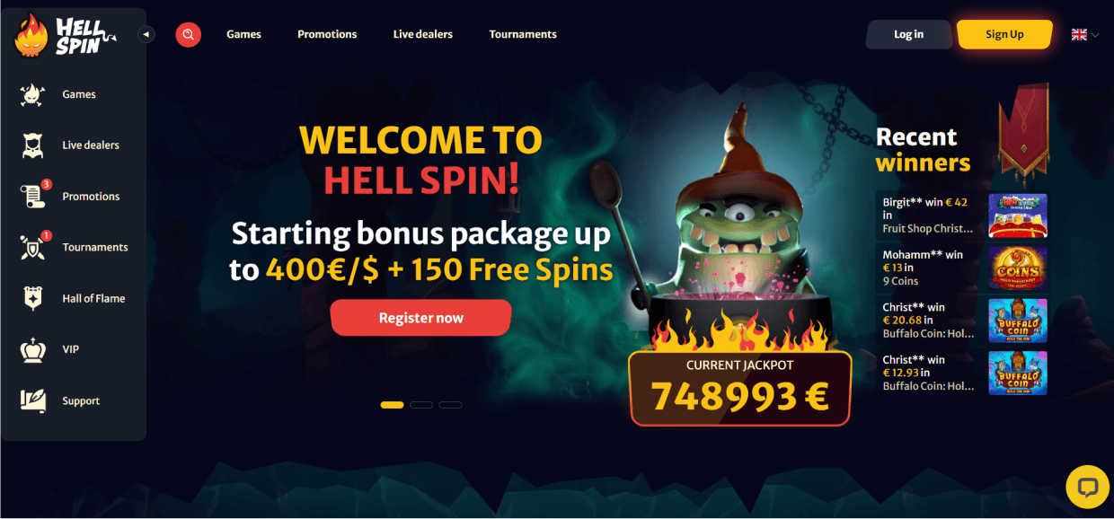 Hellspin cassino online – 15 FS sem depósito e Ice Fishing ao vivo disponível